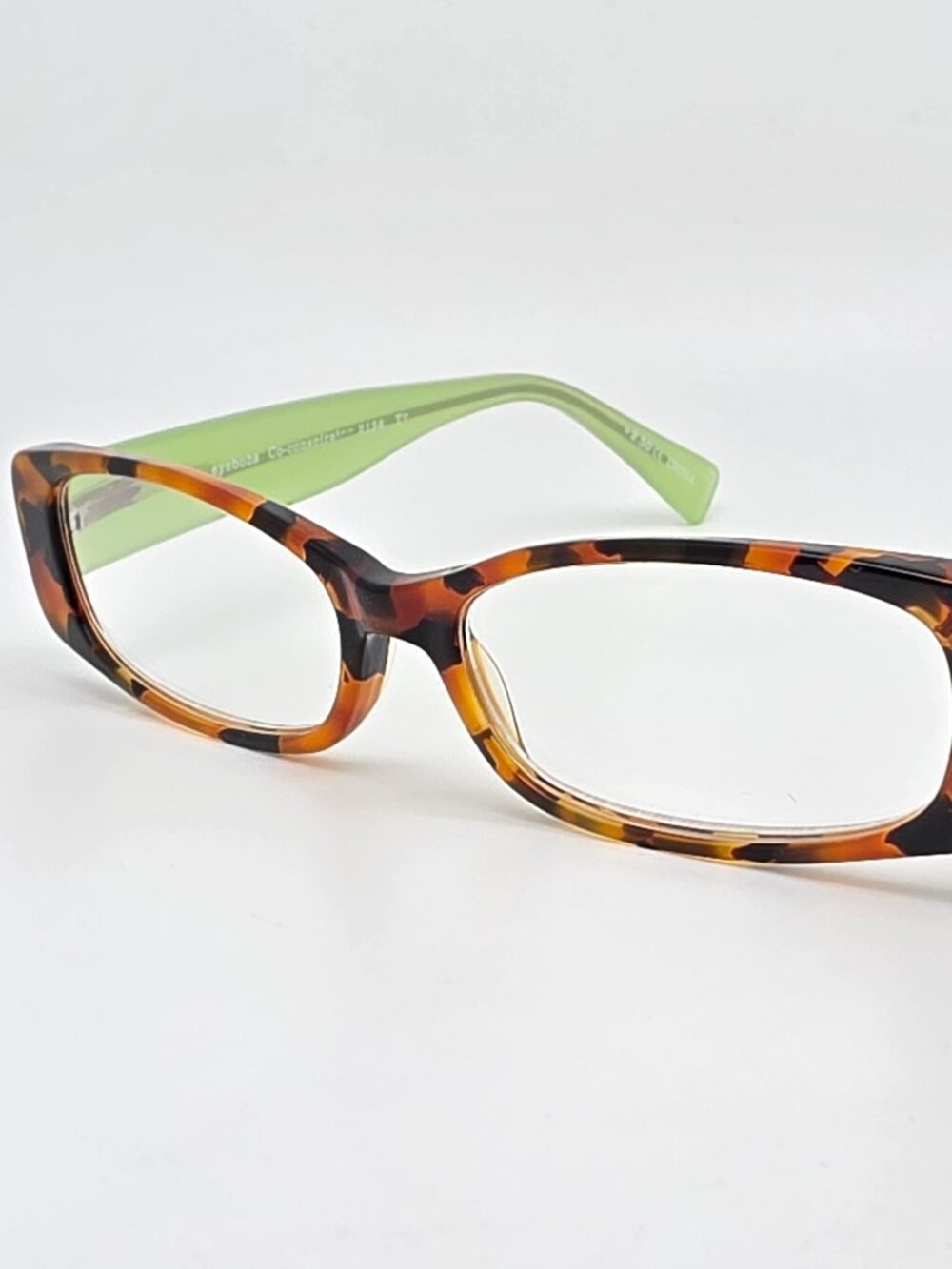 Eyebobs Co-Conspirator 2136 T7 Tortoise Funky Lime +2.50 Reading Glasses 52mm